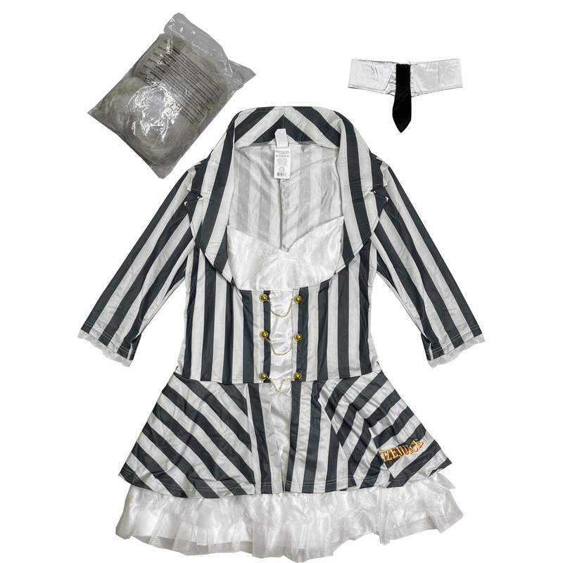 Sexy Miss Beetlejuice Womens Costume  Size Large