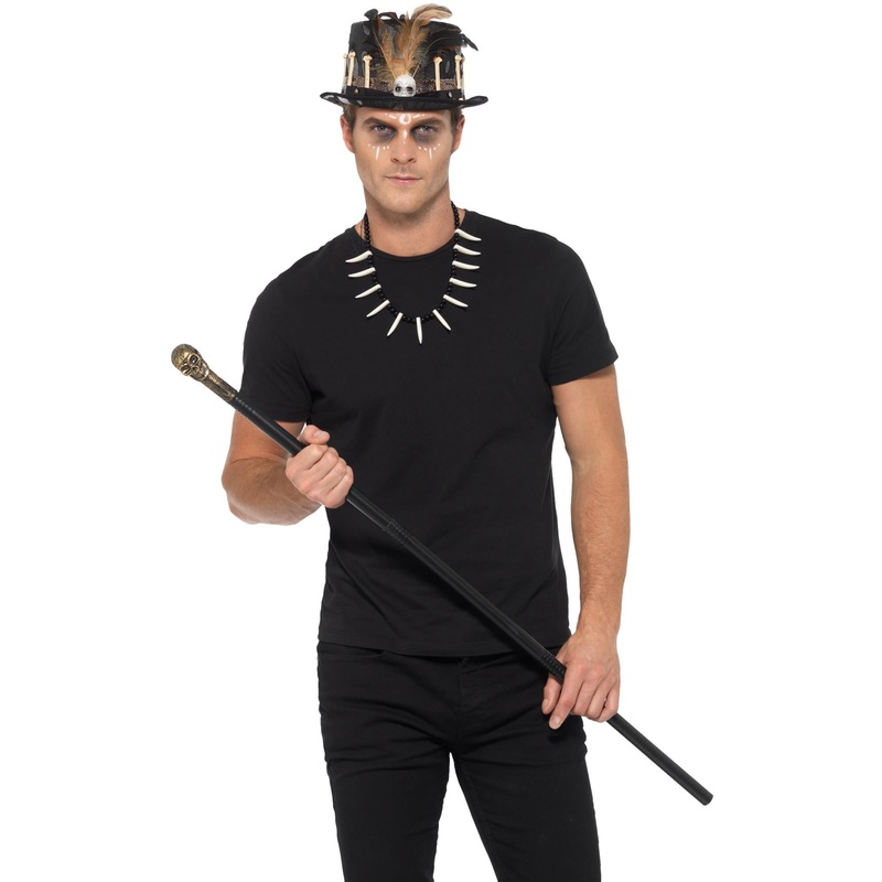 Voodoo Kit, with Feather Top Hat
