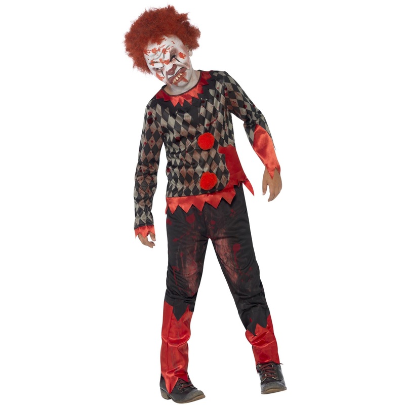 Zombie Clown Child Boy's Costume