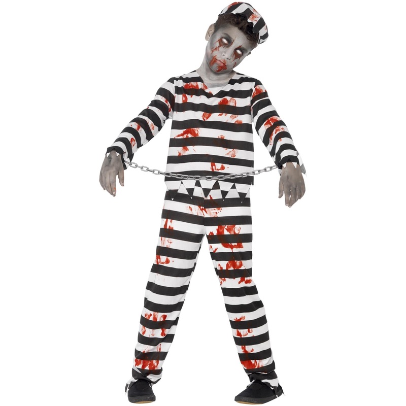 Zombie Convict Child Boy's Costume