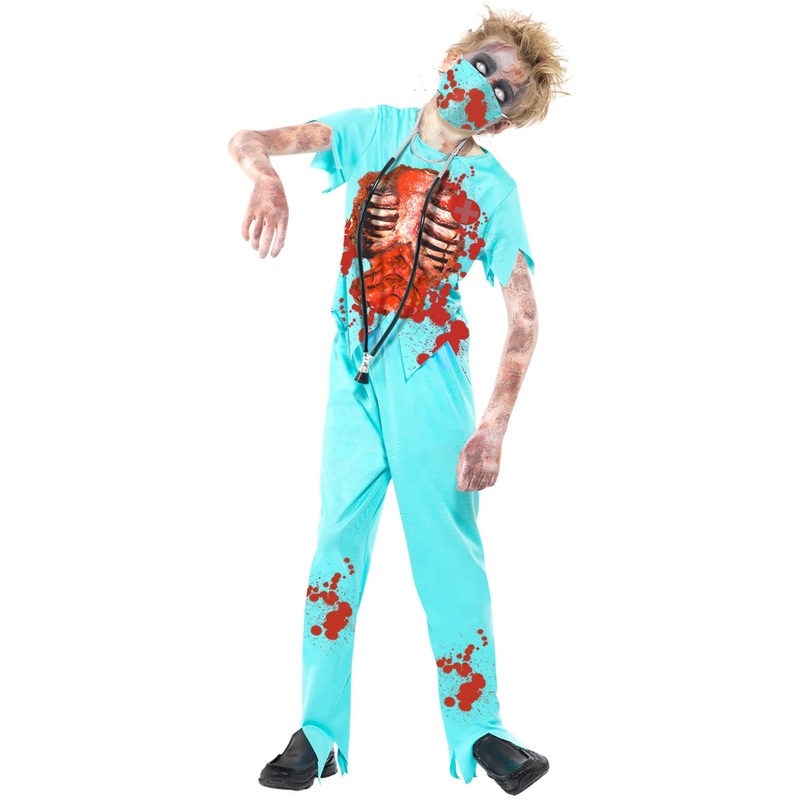Zombie Surgeon Child Boy's Costume
