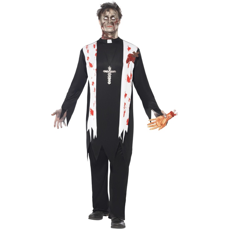 Zombie Priest Adult Men's Costume