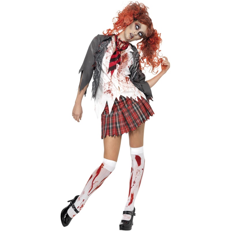 Zombie Schoolgirl Adult Women's Costume