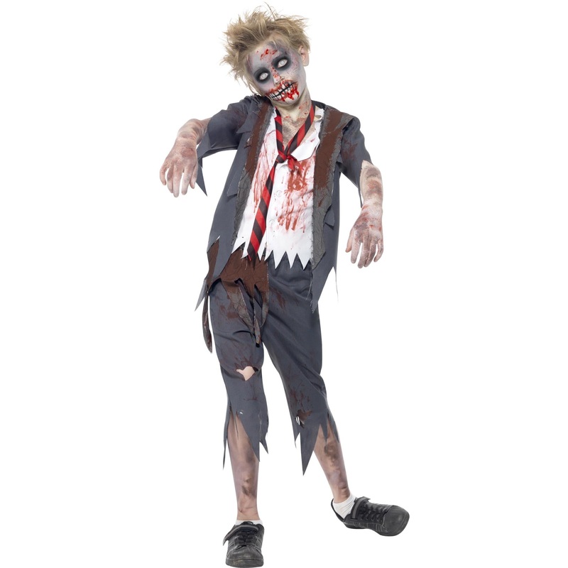Zombie School Boy Child Costume