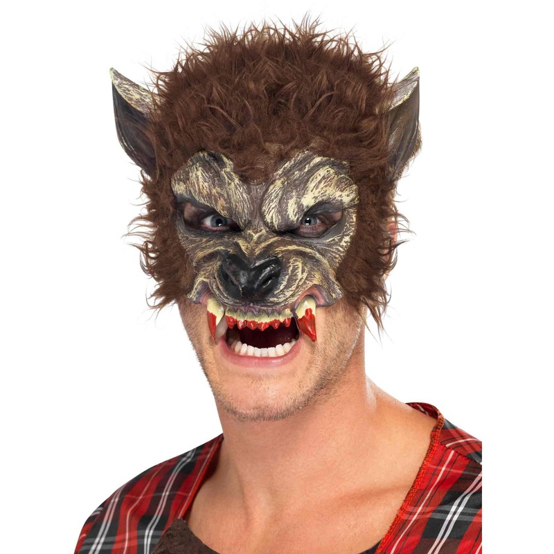 Werewolf Half Face Mask