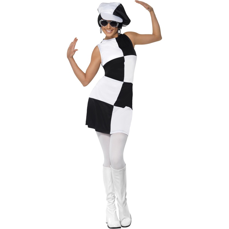 1960s Party Girl Costume|Small (UK 8-10)|Medium (UK 12-14)|Large (UK 16-18)
