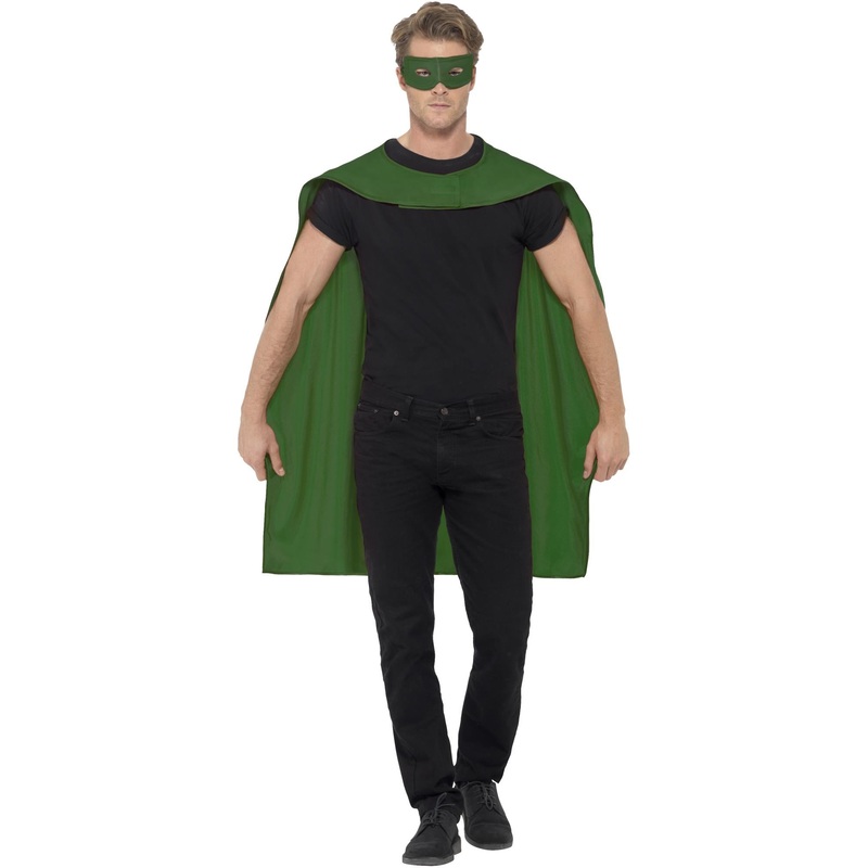 Cape, Green, with Eyemask