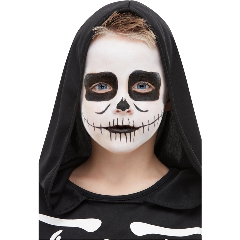 Smiffys Make-Up FX, Kids Skeleton Kit, Aqua
