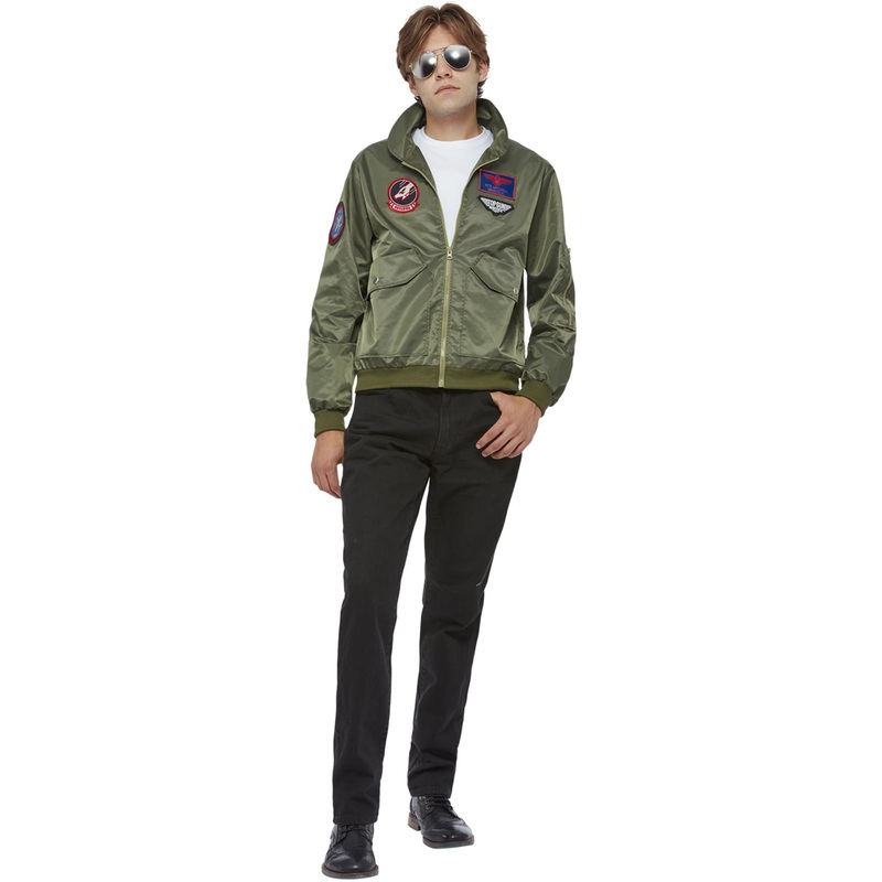 Top Gun Maverick Bomber Jacket, Green