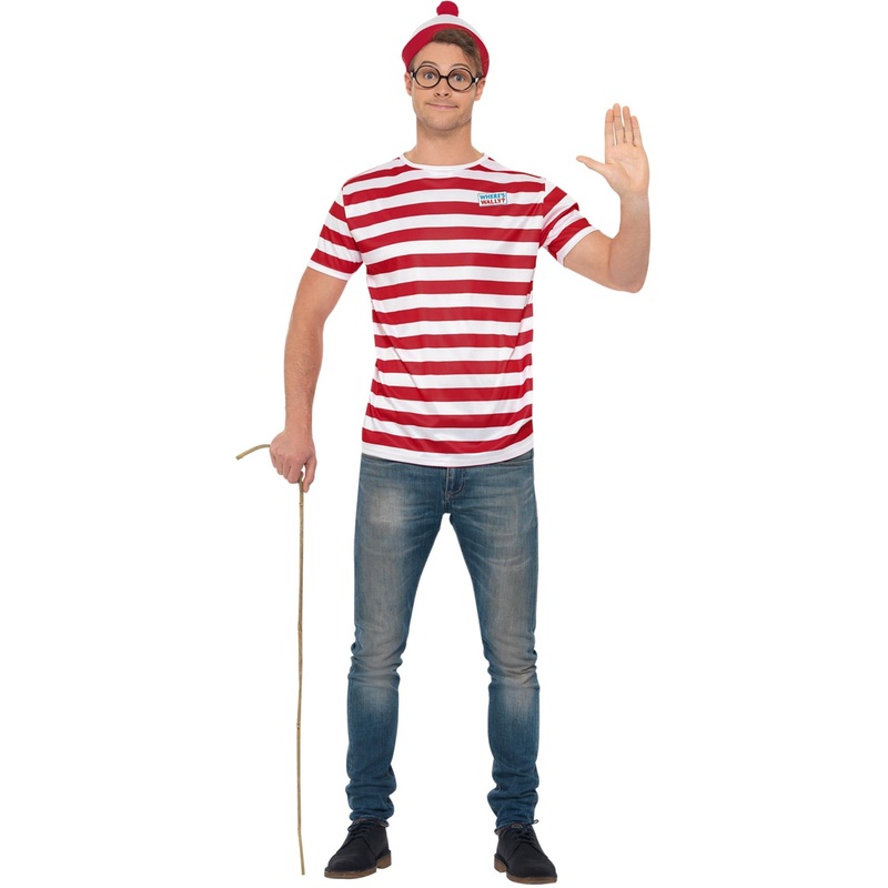 Where's Wally Kit|Medium (Chest 38-40)|Large (Chest 42-44)|X Large (Chest 46-48)