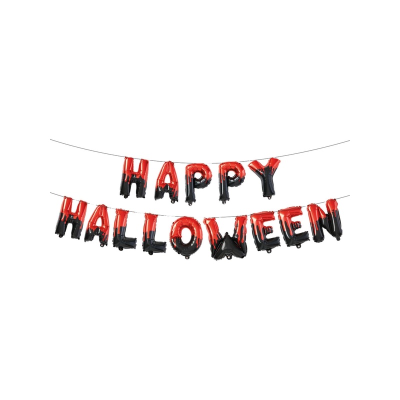 Happy Halloween Foil Balloon Letter Garland