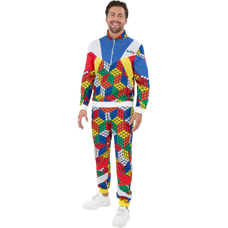 Rubiks Cube Tracksuit|Small (Chest 34-36)|Medium (Chest 38-40)|Large (Chest 42-44)