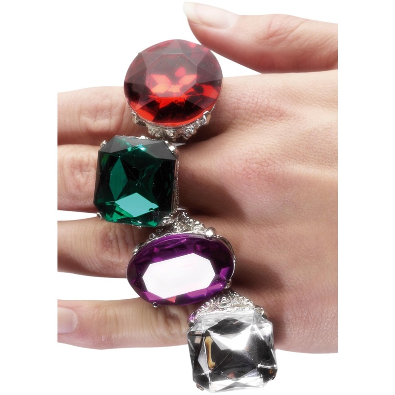 Assorted Rings, Multi-Coloured