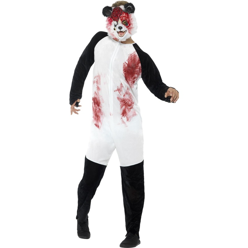 Zombie Panda Adult Men's Costume