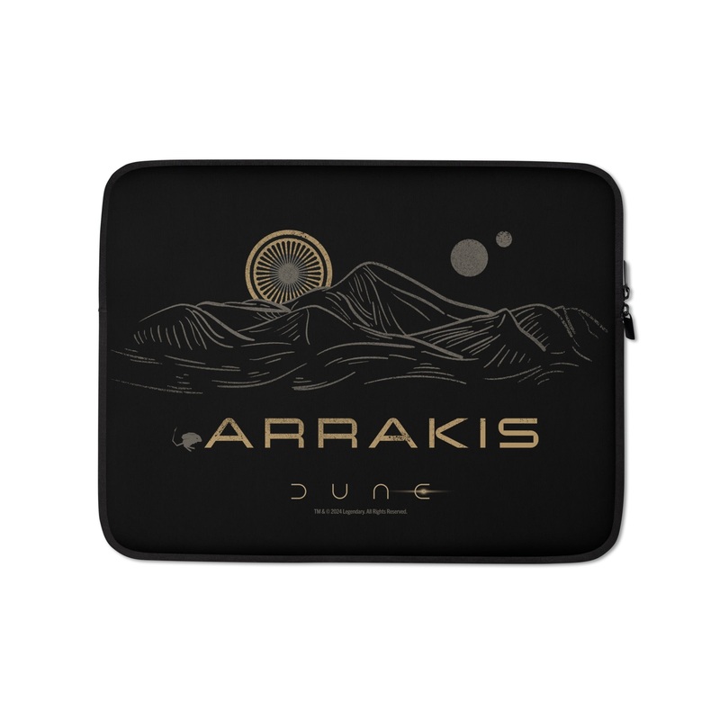 Dune Arrakis Laptop Sleeve|Black|13 in|15 in