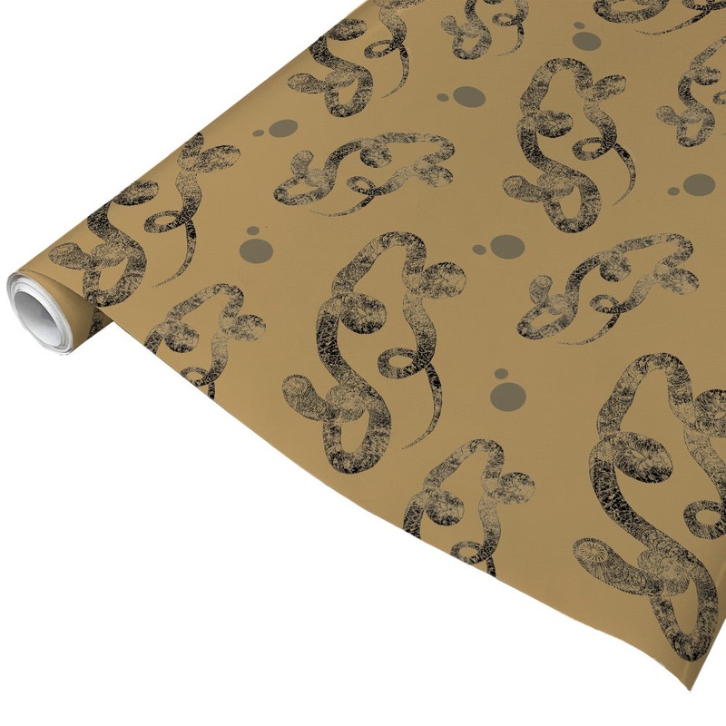 Dune Sandworm Satin Gift Wrap|20 in x 30 in|72 in x 30 in|144 in x 30 in