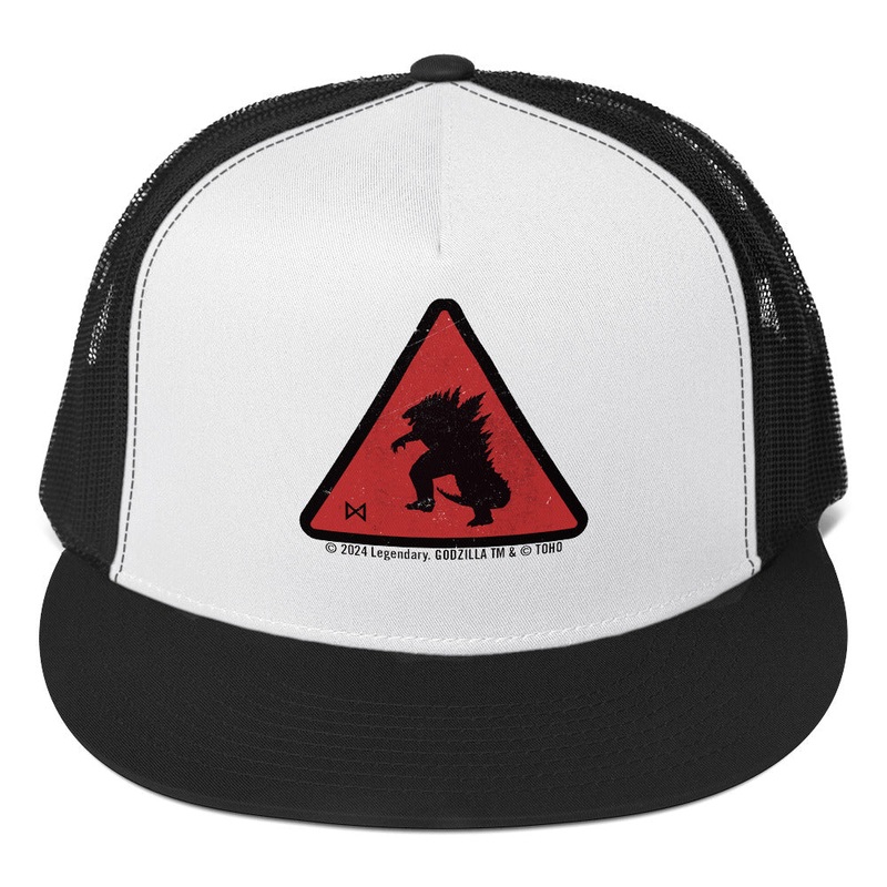 Godzilla x Kong Caution: Godzilla Trucker Hat