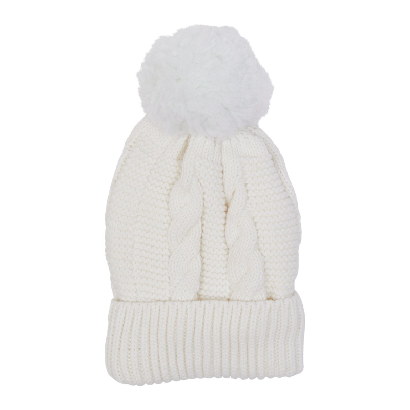 Unisex Bobble Hat|Blush|Grey|Nougat|White