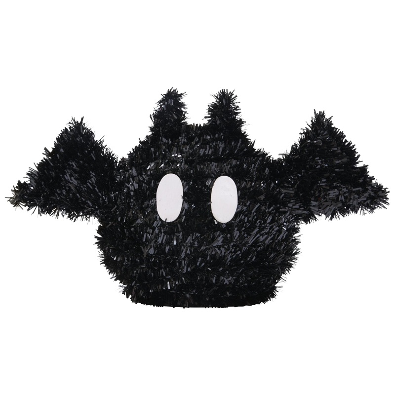 3D Tinsel Bat Table Top Decoration