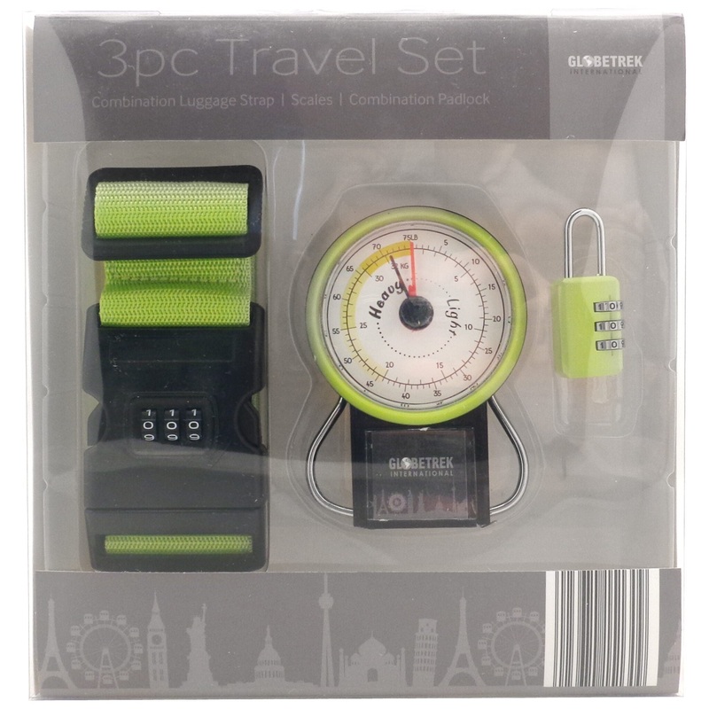 3pc Travel Set|Green|Blue