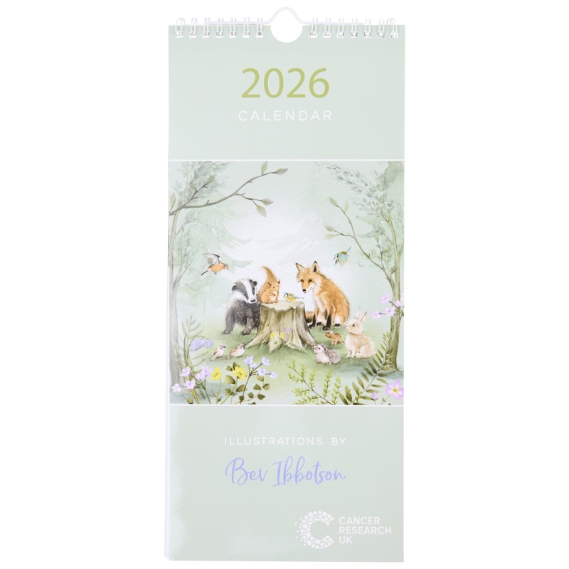 Cancer Research UK 2026 Slim Calendar