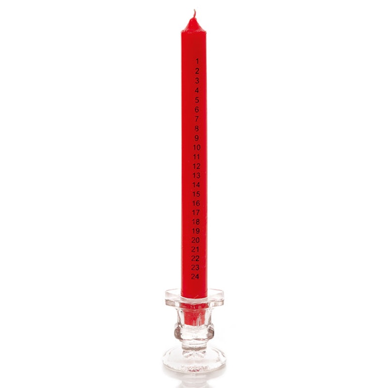 Advent Candle with Glass Holder