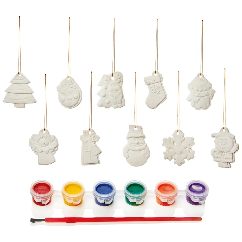 Children's Paint Own Christmas Characters
