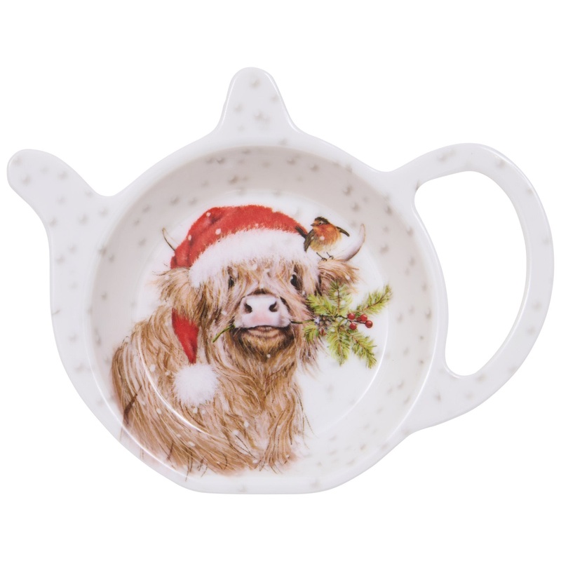 Clover the Highland Cow Teabag Tidy