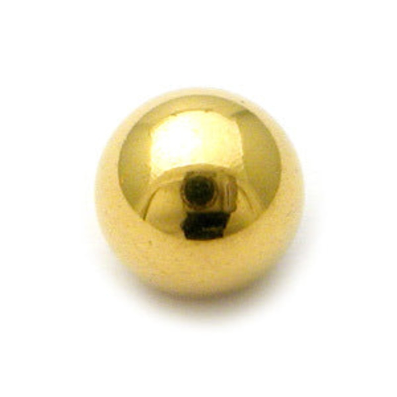 22ct Gold Steel Steel Ball|1.2x3mm, one ball only