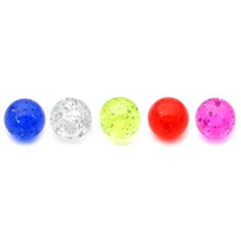 Acrylic Glitter Balls|5|6
