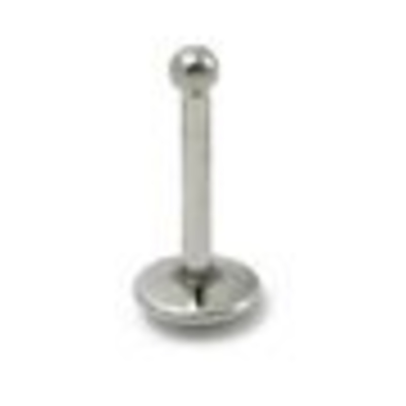 Steel Internally Threaded Labrets 1.2mm - Ball and Cone