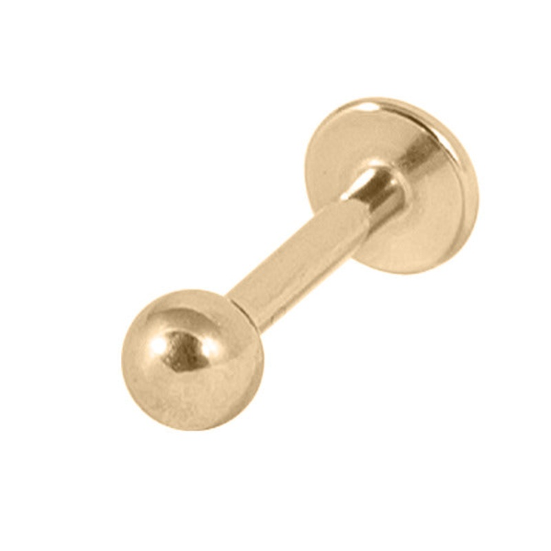 Zircon Titanium Labrets (Gold colour)