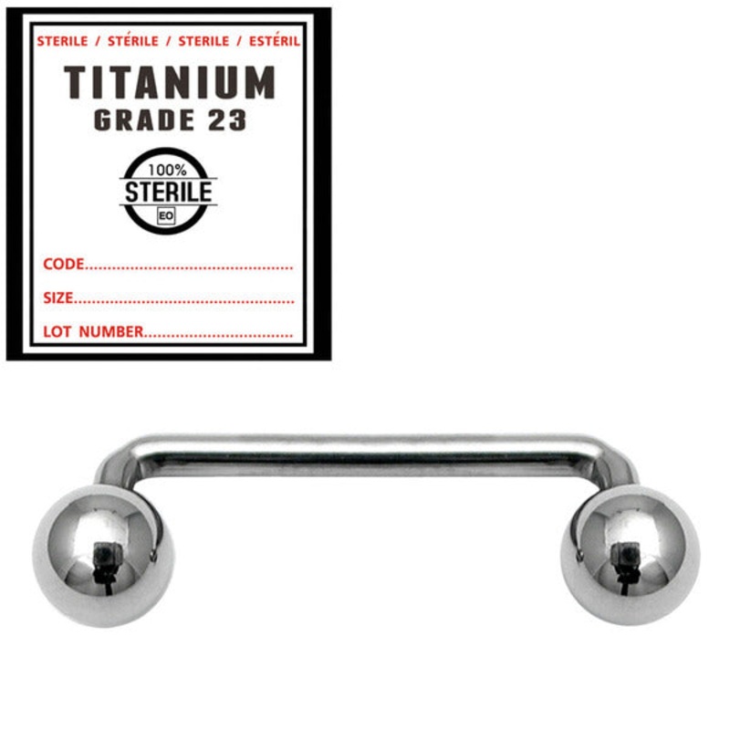 Sterile Titanium Surface Barbell