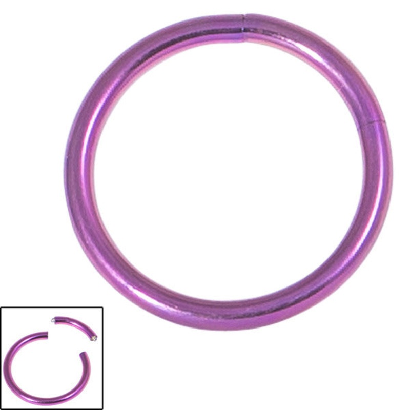 Titanium Smooth Segment Ring|1.2mm, 8mm, Blue|1.2mm, 8mm, Gold|1.2mm, 8mm, Ice Blue|1.2mm, 8mm, Mirror Polish|1.2mm, 8mm, Purple|1.2mm, 8mm, Turquoise|1.2mm, 10mm, Blue|1.2mm, 10mm, Gold|1.2mm, 10mm, Ice Blue|1.2mm, 10mm, Mirror Polish|1.2mm, 10mm, Turquo