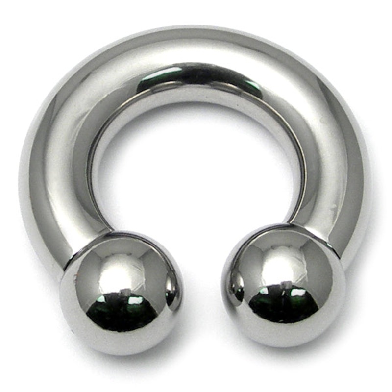 Steel Circular Barbell (CBB) 6mm 8mm 10mm Large Gauge