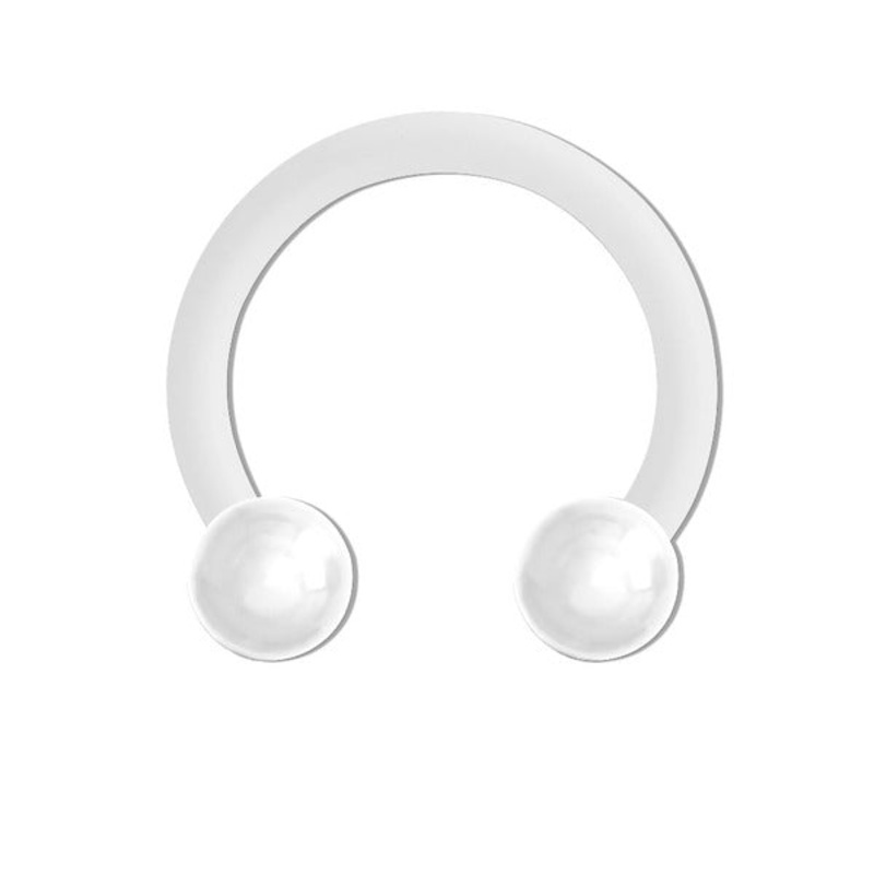Bioflex Circular Barbells with Acrylic Balls (CBB) (Horseshoes)
