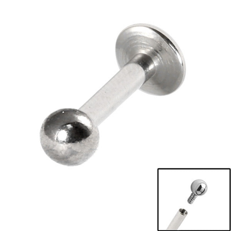 Titanium Internally Threaded Labrets 1.6mm