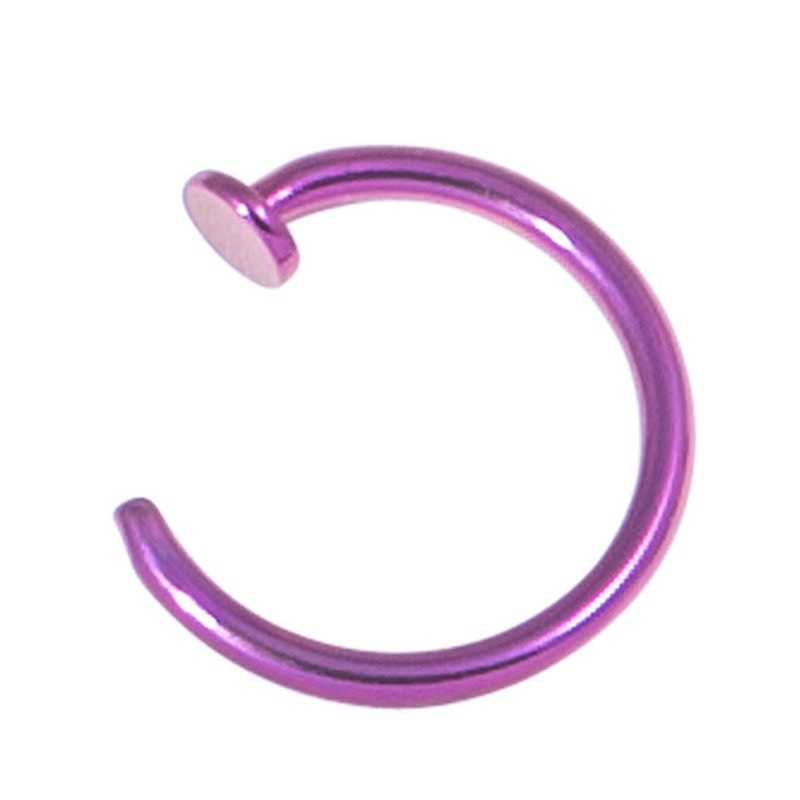 Titanium Open Nose Ring|0.8mm, 7mm, Blue|0.8mm, 7mm, Ice Blue|0.8mm, 7mm, Mirror Polish|0.8mm, 7mm, Purple|0.8mm, 7mm, Rainbow|0.8mm, 7mm, Turquoise|0.8mm, 8mm, Blue|0.8mm, 8mm, Ice Blue|0.8mm, 8mm, Mirror Polish|0.8mm, 8mm, Purple|0.8mm, 8mm, Rainbow|0.8