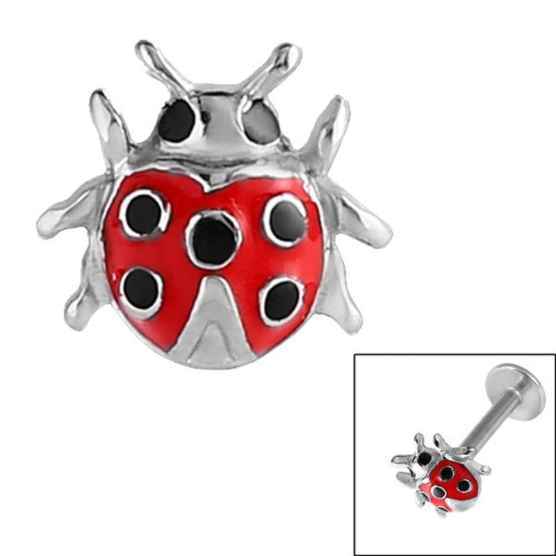 Steel Threaded Attachment - 1.2mm Cast Steel Ladybird