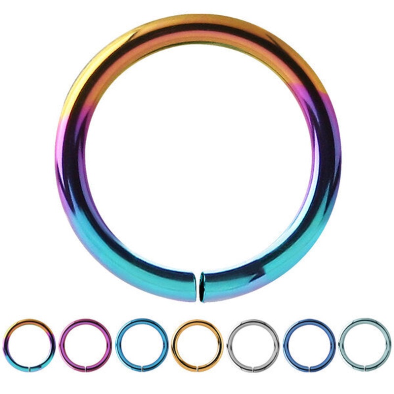 Titanium Continuous Twist Rings (Seamless Ring)