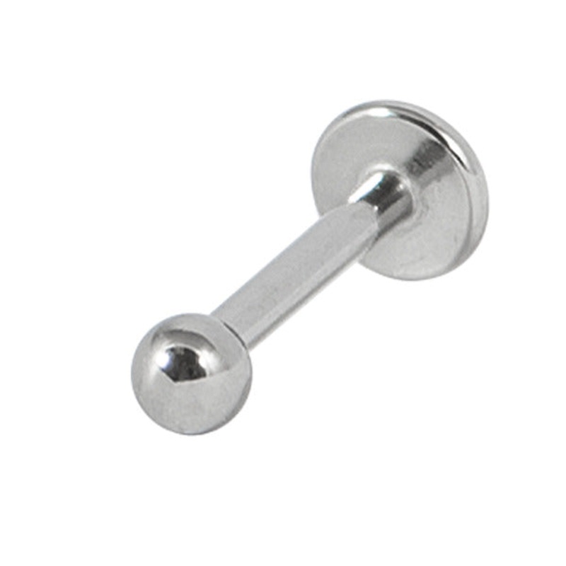 Steel Labrets 0.8mm and 1.0mm|0.8mm, 6mm, 2.5mm|0.8mm, 8mm, 2.5mm|1.0mm,  6mm,  2mm|1.0mm,  8mm,  2mm
