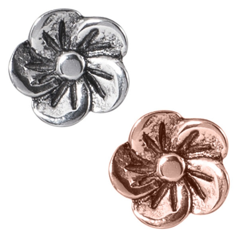 Steel Threaded Attachment - 1.2mm Cast Steel Flower