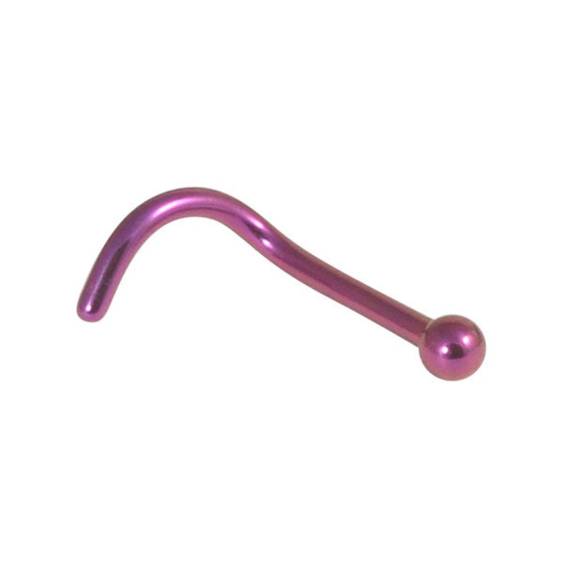 Titanium Nose Studs - 2mm Ball 0.8mm Gauge