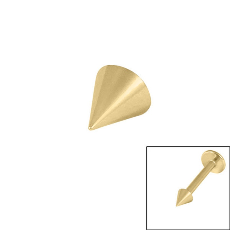 Gold Steel Cones|1.2mm, 3mm, 3mm|1.6mm, 4mm, 4mm