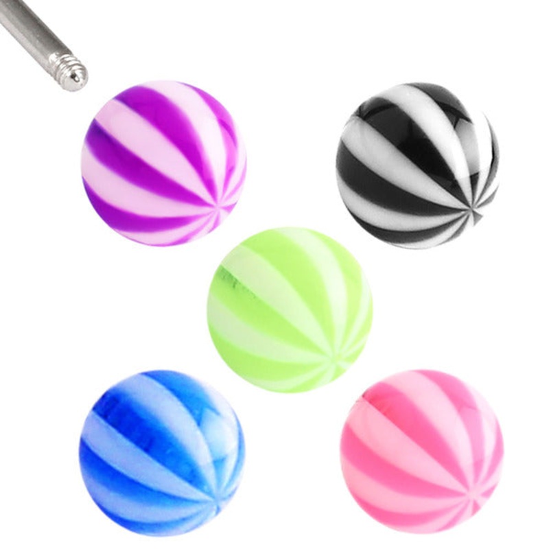 Acrylic Beach Ball|1.2mm, 3mm, Pack of all 5 shown|1.6mm, 5mm, Pack of all 5 shown|1.6mm, 6mm, Pack of all 5 shown