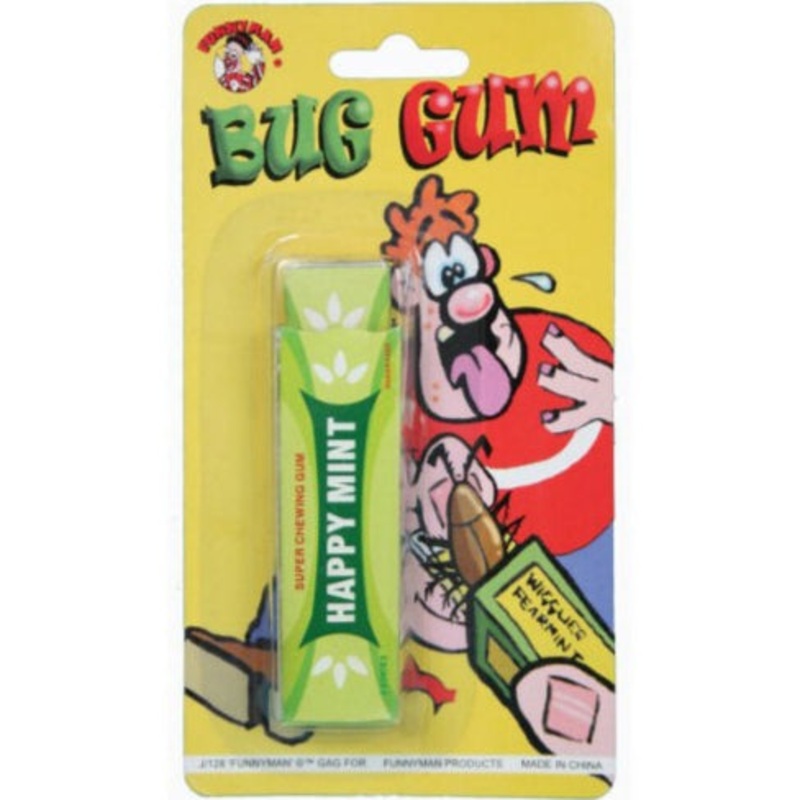 Snappy Chewing Gum with Cockroach Insect - Bug Gum