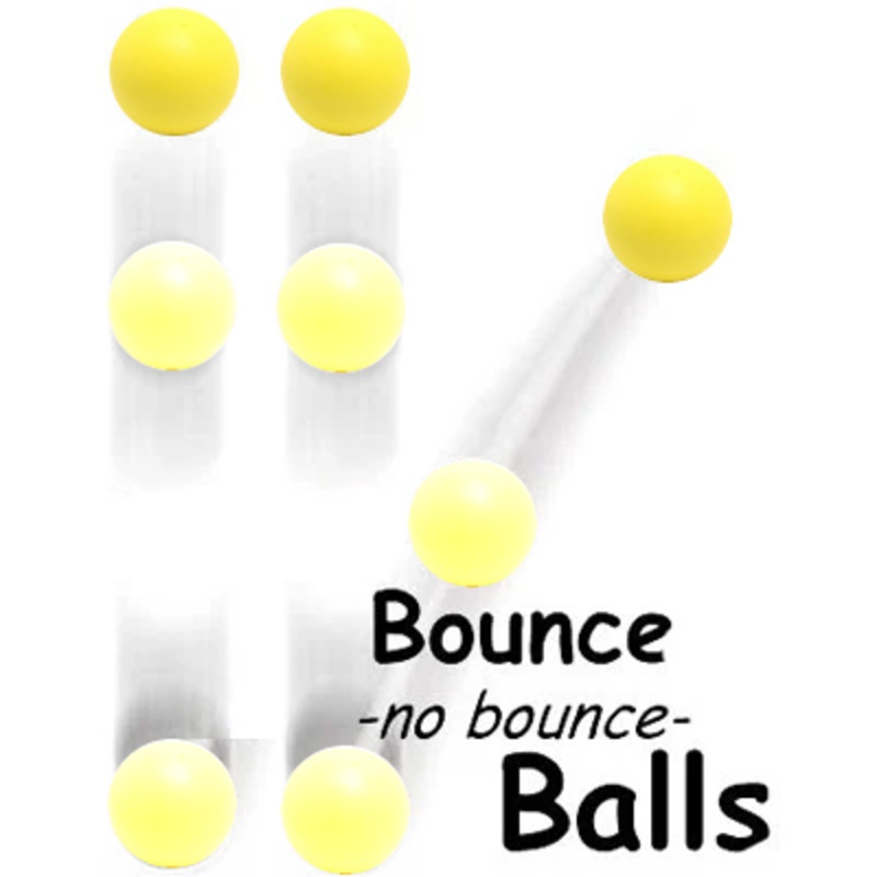 Bounce - No Bounce Balls|Yellow