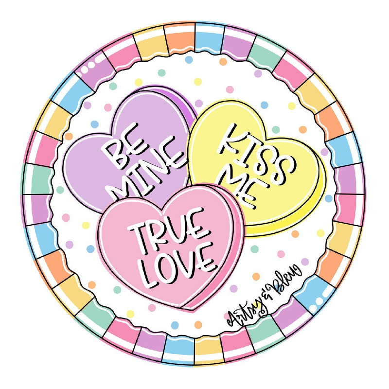 ABL Candy Hearts Round|Default Title