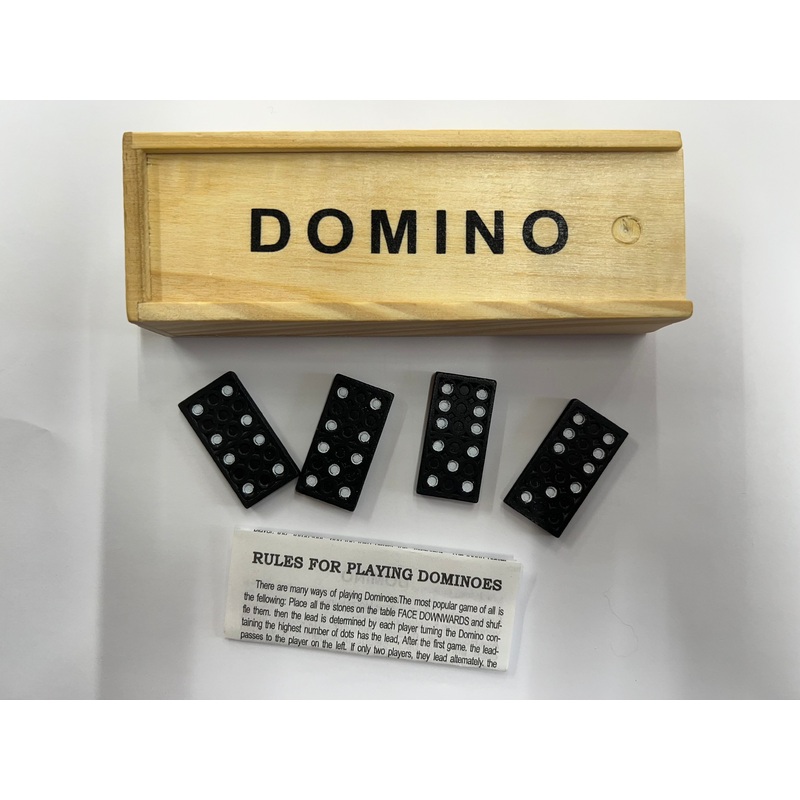 Dominoes Game in wooden box