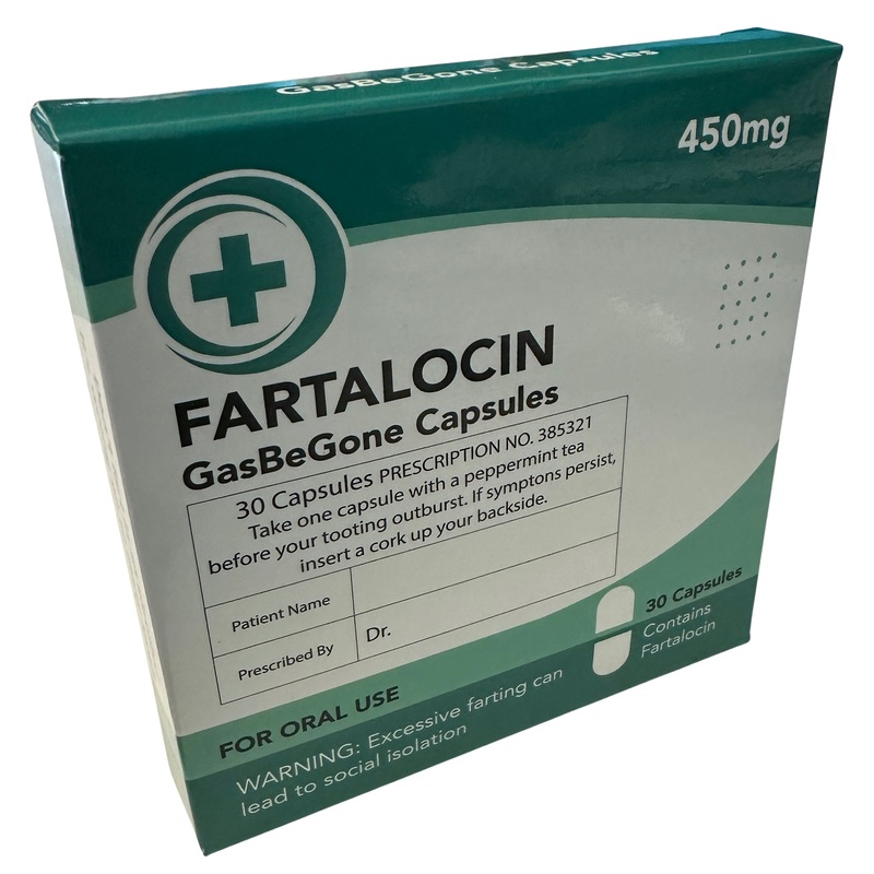 Fartalocin GasBeGone Capsules - Joke Medication Mints